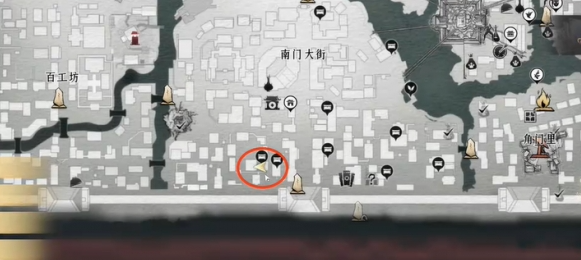 喵巡檢位置示意圖