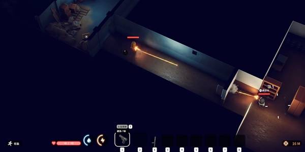 手雷投擲軌跡示意圖