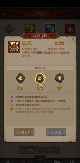 核心技能示意圖