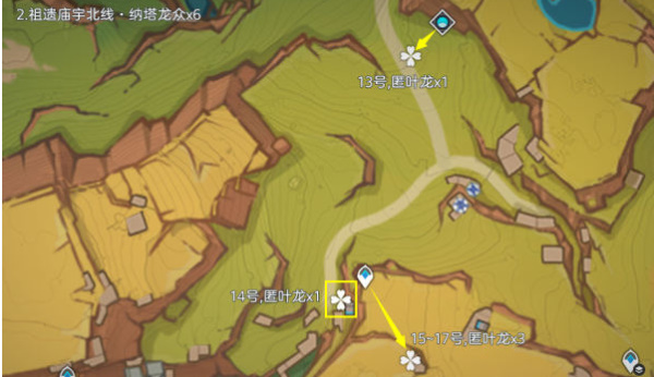 祖遺廟宇北側路線圖