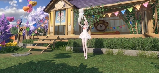 女性角色寵物擁抱