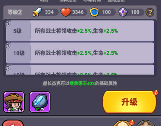 營地與將領聯動示意圖