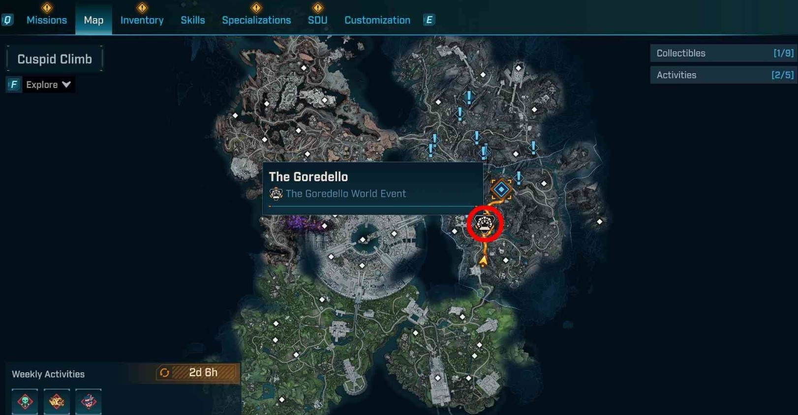 血肉斗技場位置