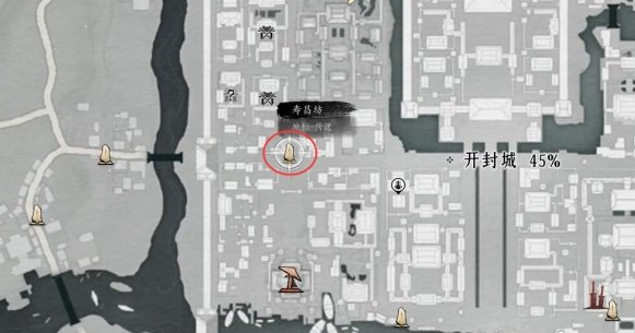 壽昌坊傳送點(diǎn)示意圖