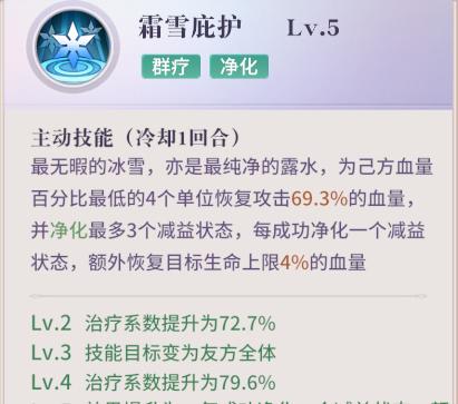 露和賽琳妮的凈化效果
