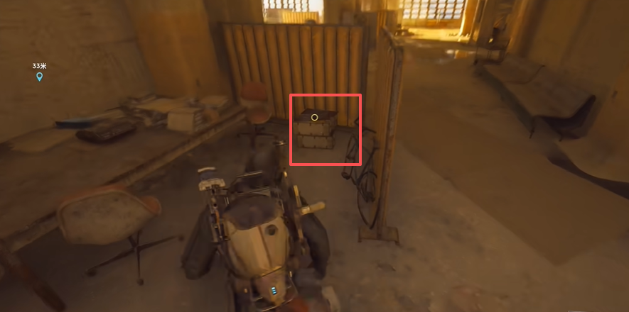 二樓角落道具位置