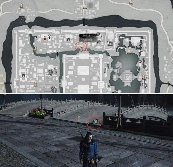 雜賣(mài)場(chǎng)任務(wù)點(diǎn)示意圖