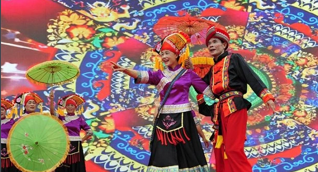 歌圩活動場景圖