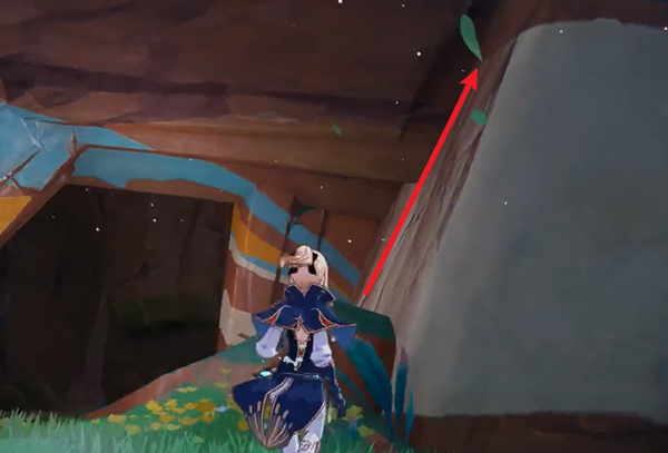 攀爬路徑示意圖