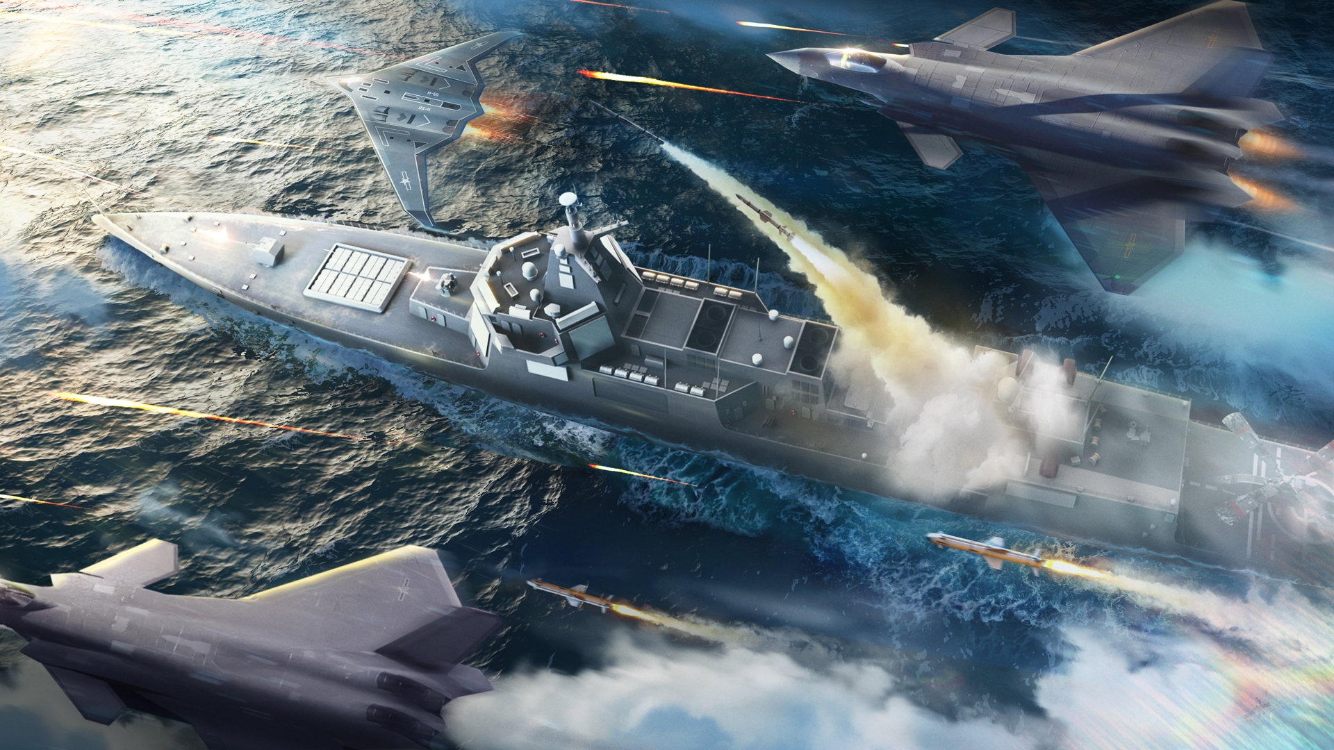 現代戰艦游戲截圖