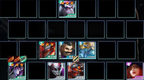 辛迪加卡牌陣容示意圖