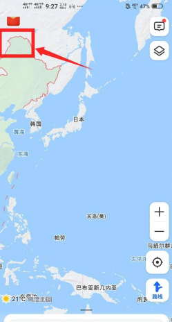 方向校準示意圖