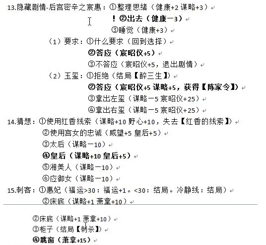 蕭拿結局判定界面
