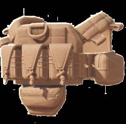 五級作戰防彈衣圖紙展示