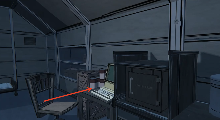 地下室電腦位置