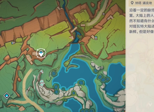 傳送點(diǎn)定位示意圖