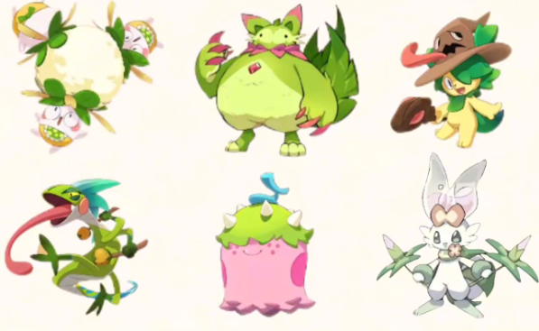 草系精靈整體實力圖譜