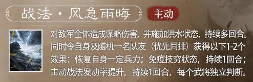 【風急雨晦】戰法示意圖