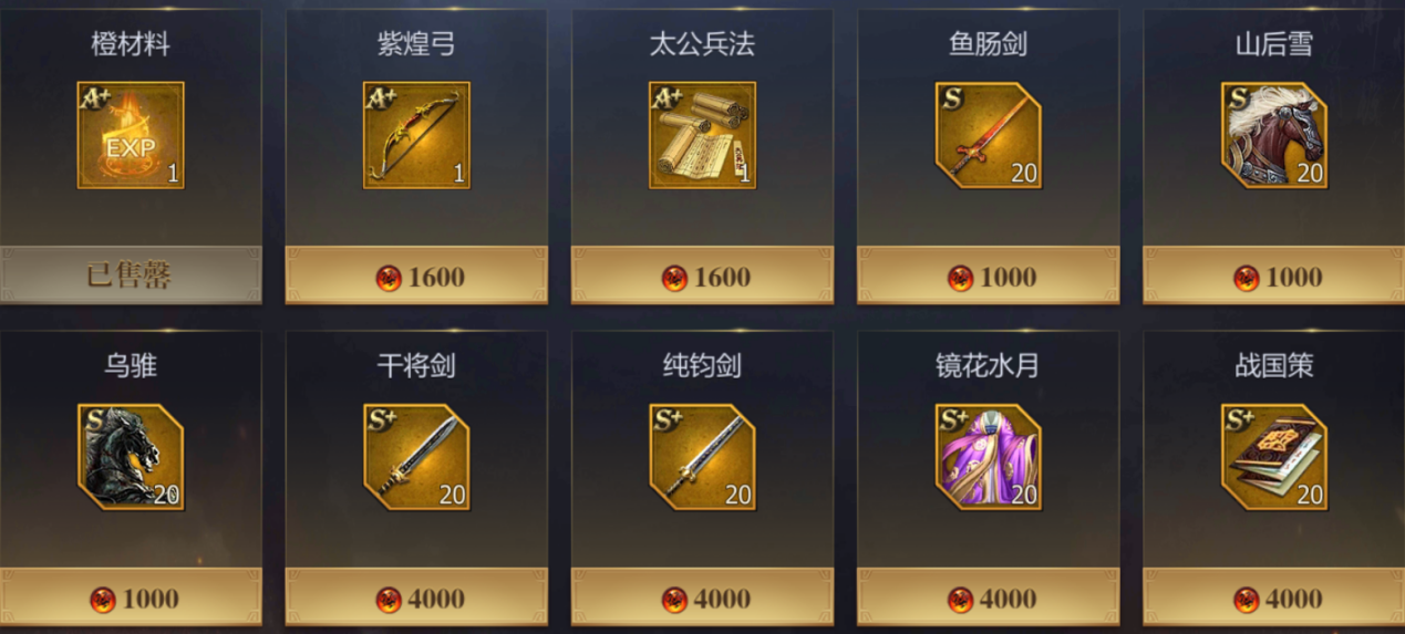 中后期陣容示意圖