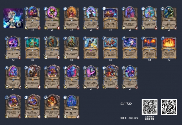 卡組核心牌示意圖