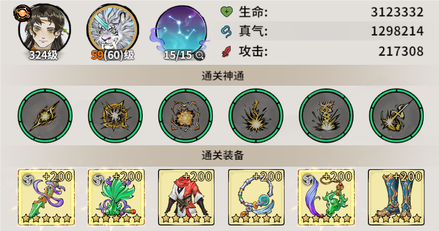 龍霆裝備示意圖