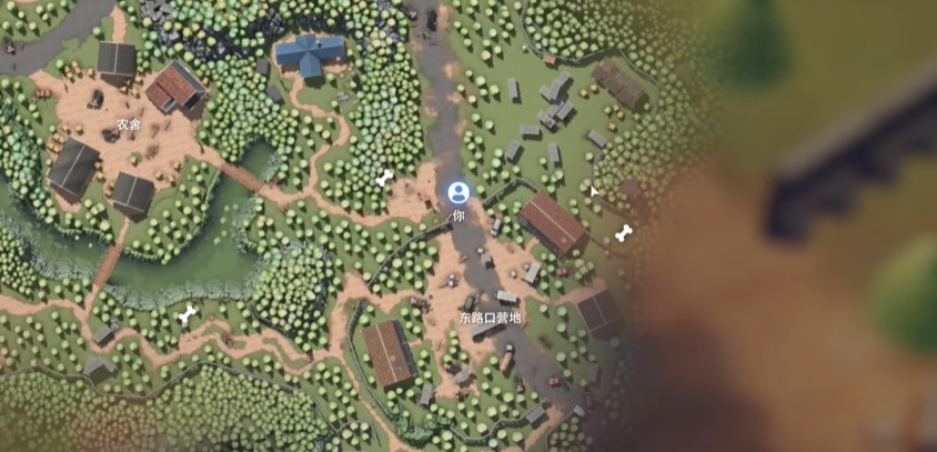 點位1：建筑后方區域