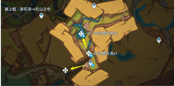 彩石頂地下路線圖